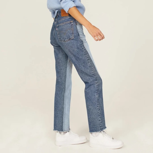 Levi’s 501 Splice Jeans in Blue Size 25 - Picture 2 of 6